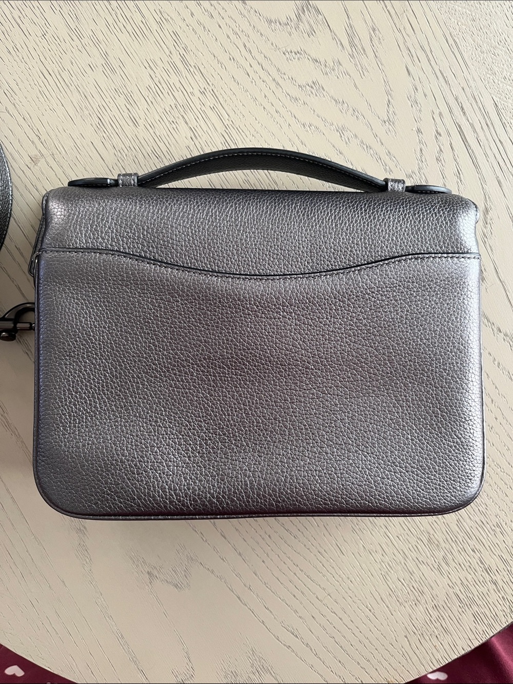 Coach Cassie Crossbody / Metallic Graphite & Novelty Strap - Picture 3 of 17
